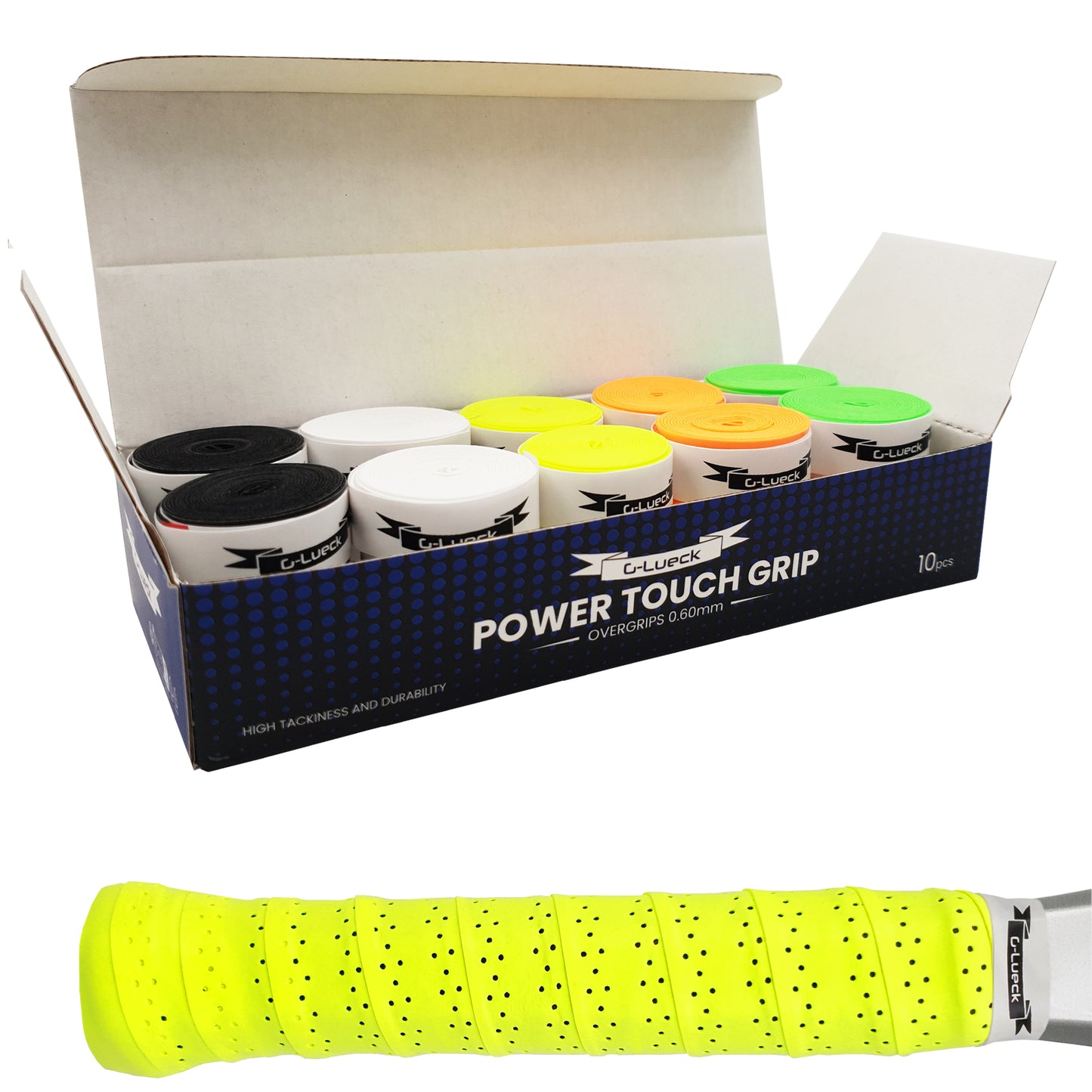 10er Set Overgrip Power Touch Grip