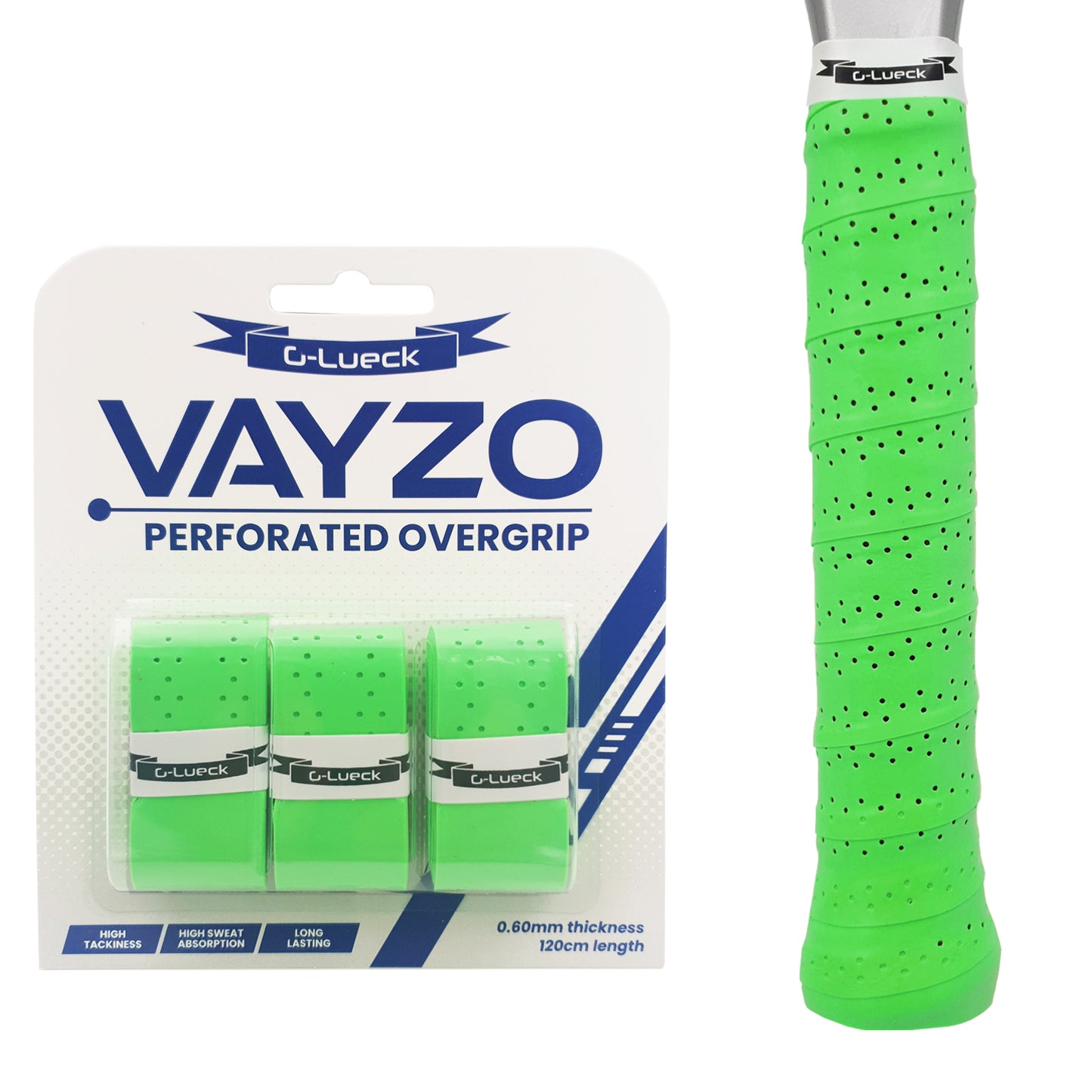3er Set Overgrip VAYZO - mit Perforation