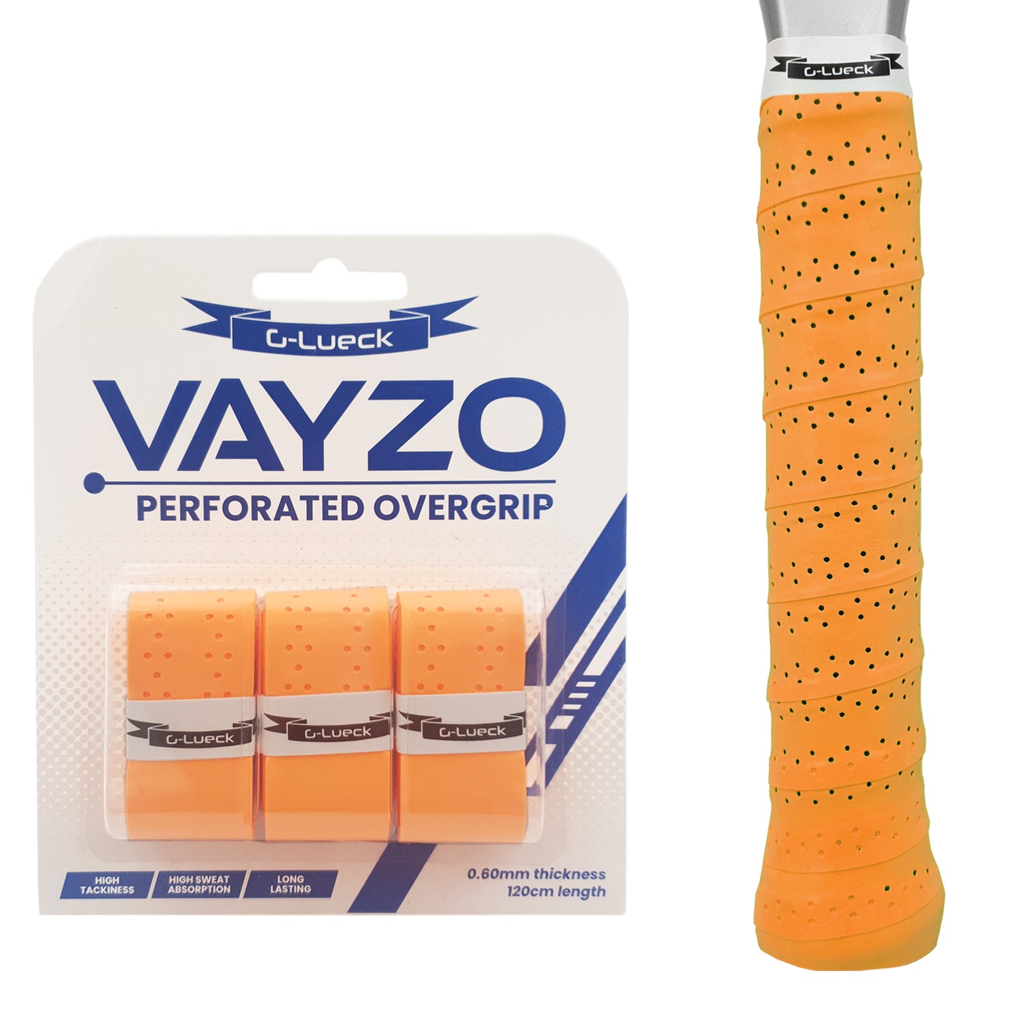3er Set Overgrip VAYZO - mit Perforation