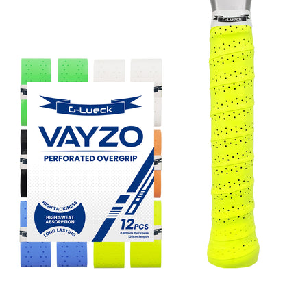 G-Lueck VAYZO – 12er Set perforierte Overgrips für Tennis & Padel