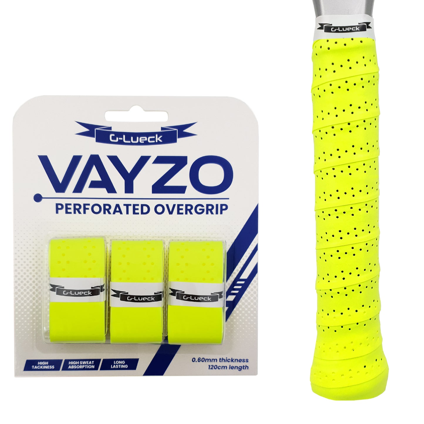 3er Set Overgrip VAYZO - mit Perforation
